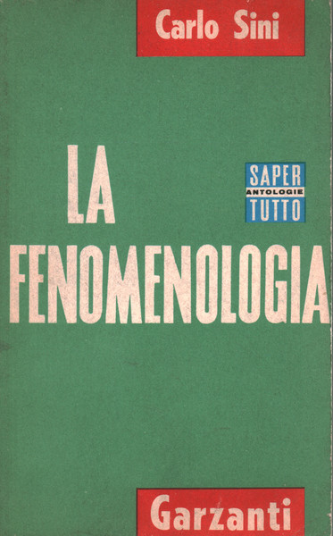 LA FENOMENOLOGIA