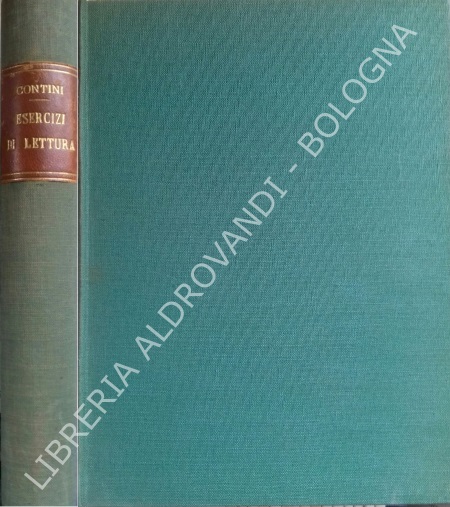 ESERCIZI DI LETTURA sopra autori contemporanei con un'appendice su testi non contemporanei
