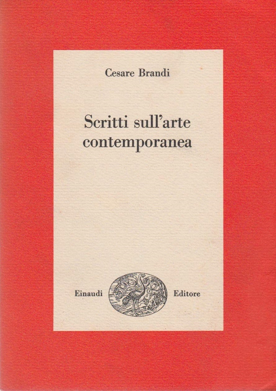 SCRITTI SULL'ARTE CONTEMPORANEA