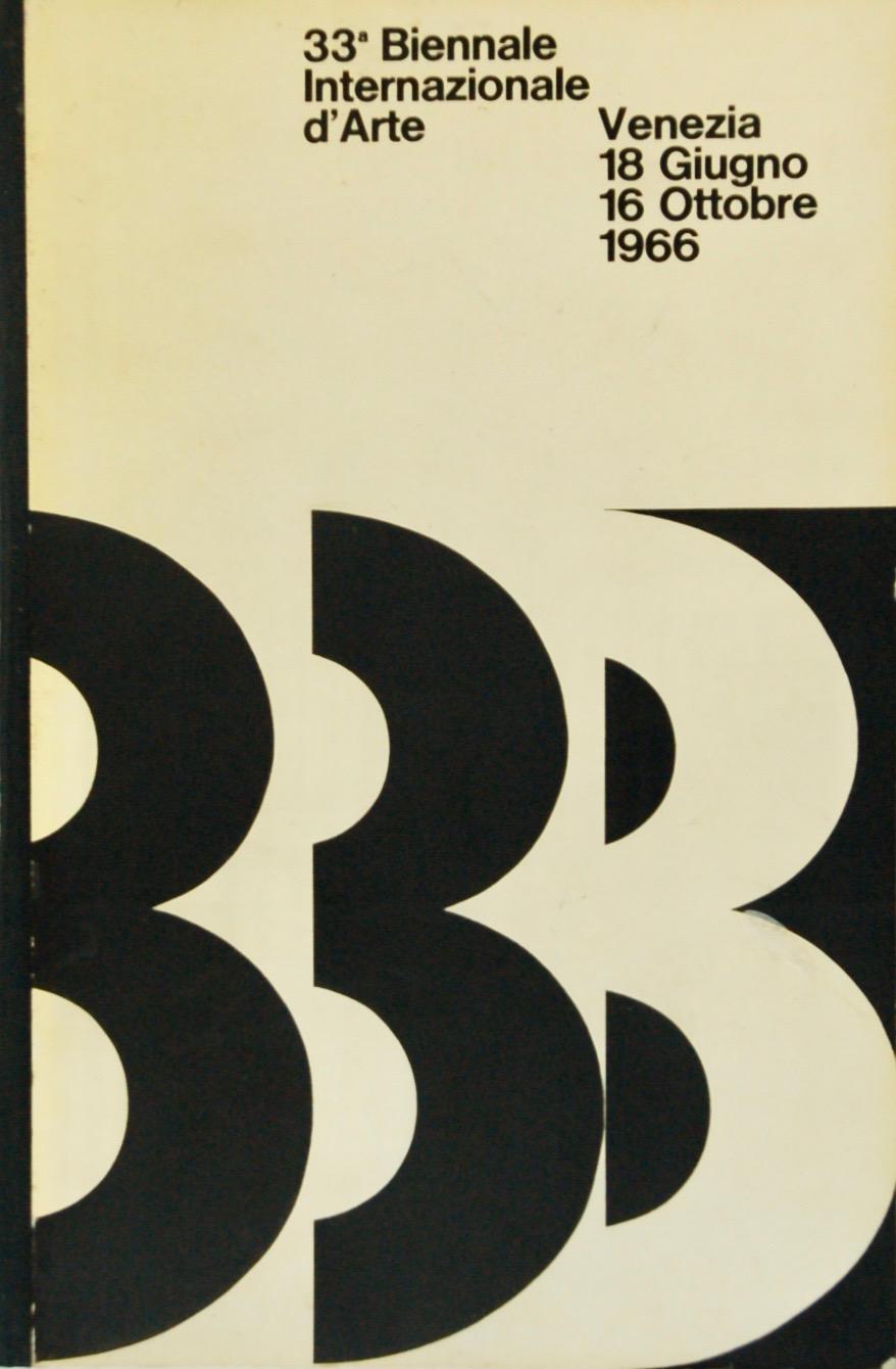 33^ XXXIII BIENNALE INTERNAZIONALE D'ARTE VENEZIA 1966