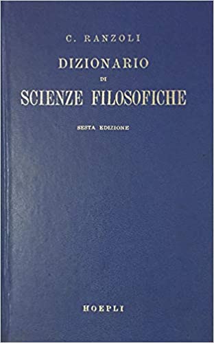 DIZIONARIO DI SCIENZE FILOSOFICHE