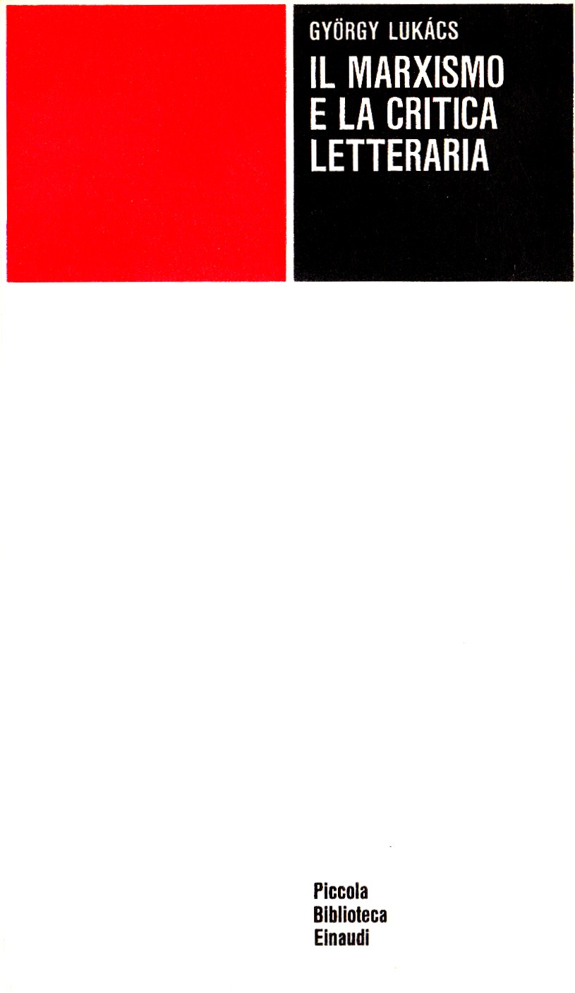 IL MARXISMO E LA CRITICA LETTERARIA