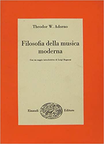 FILOSOFIA DELLA MUSICA MODERNA