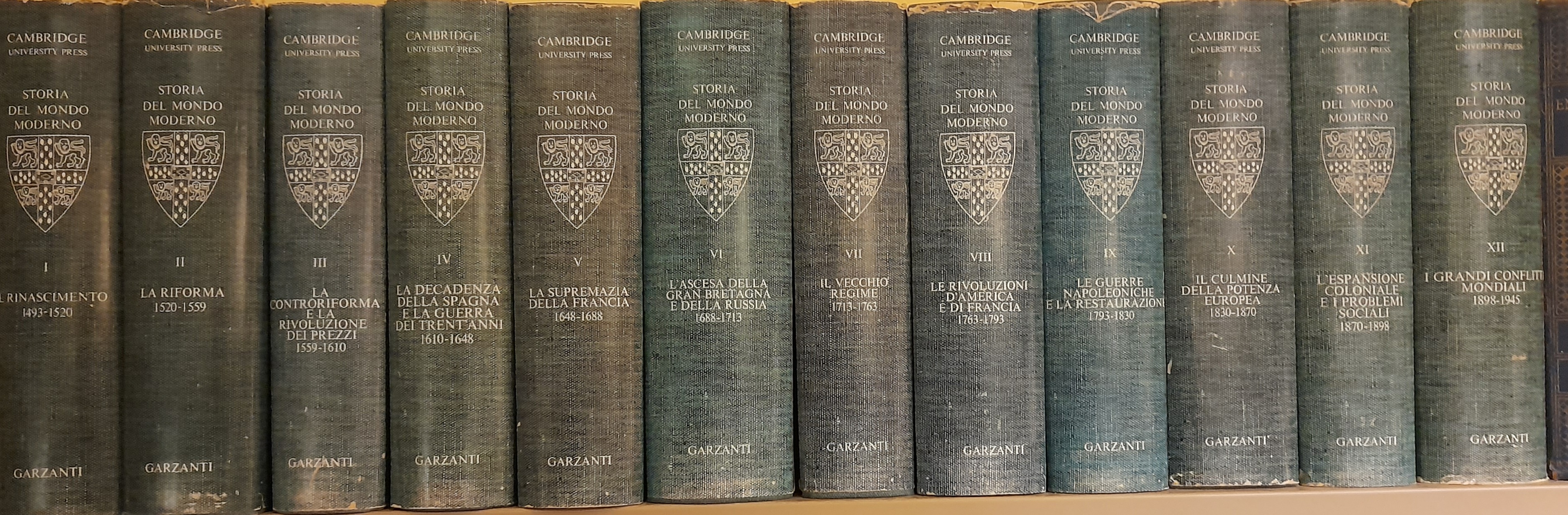 STORIA DEL MONDO MODERNO (12 Volumi)