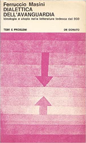 DIALETTICA DELL'AVANGUARDIA. Ideologia e utopia nella letteratura tedesca del '900