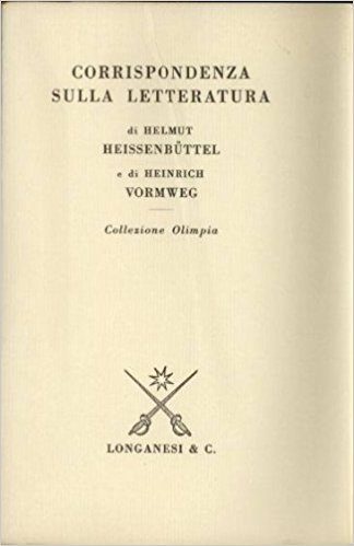 CORRISPONDENZA SULLA LETTERATURA