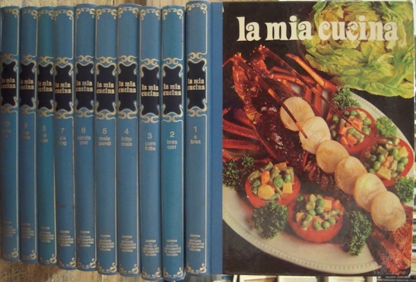 LA MIA CUCINA. GRANDE ENCICLOPEDIA ILLUSTRATA. Opera completa in 10 + 3 volumi