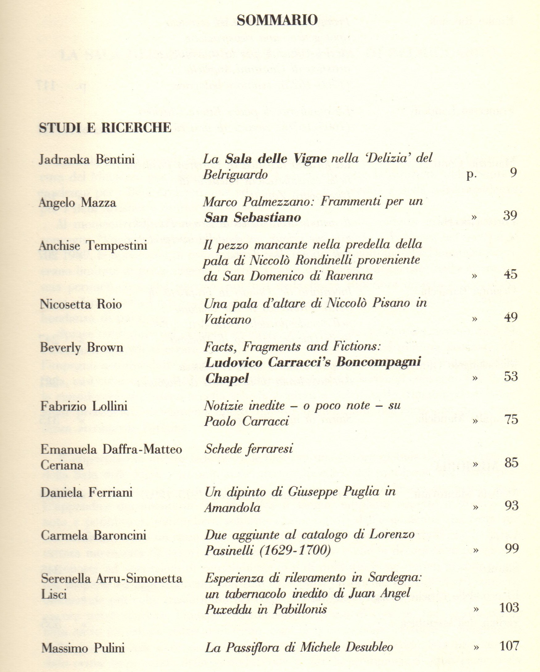 ACCADEMIA CLEMENTINA. Atti e memorie 35-36 Nuova Serie