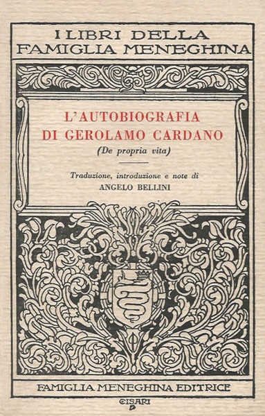 L'AUTOBIOGRAFIA DI GEROLAMO CARDANO (De propria vita)