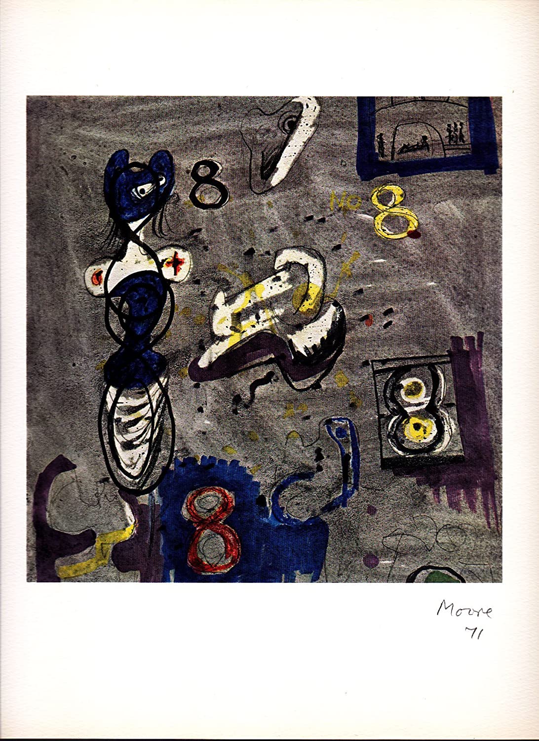 Riproduzione fotolitografica di Henry Moore