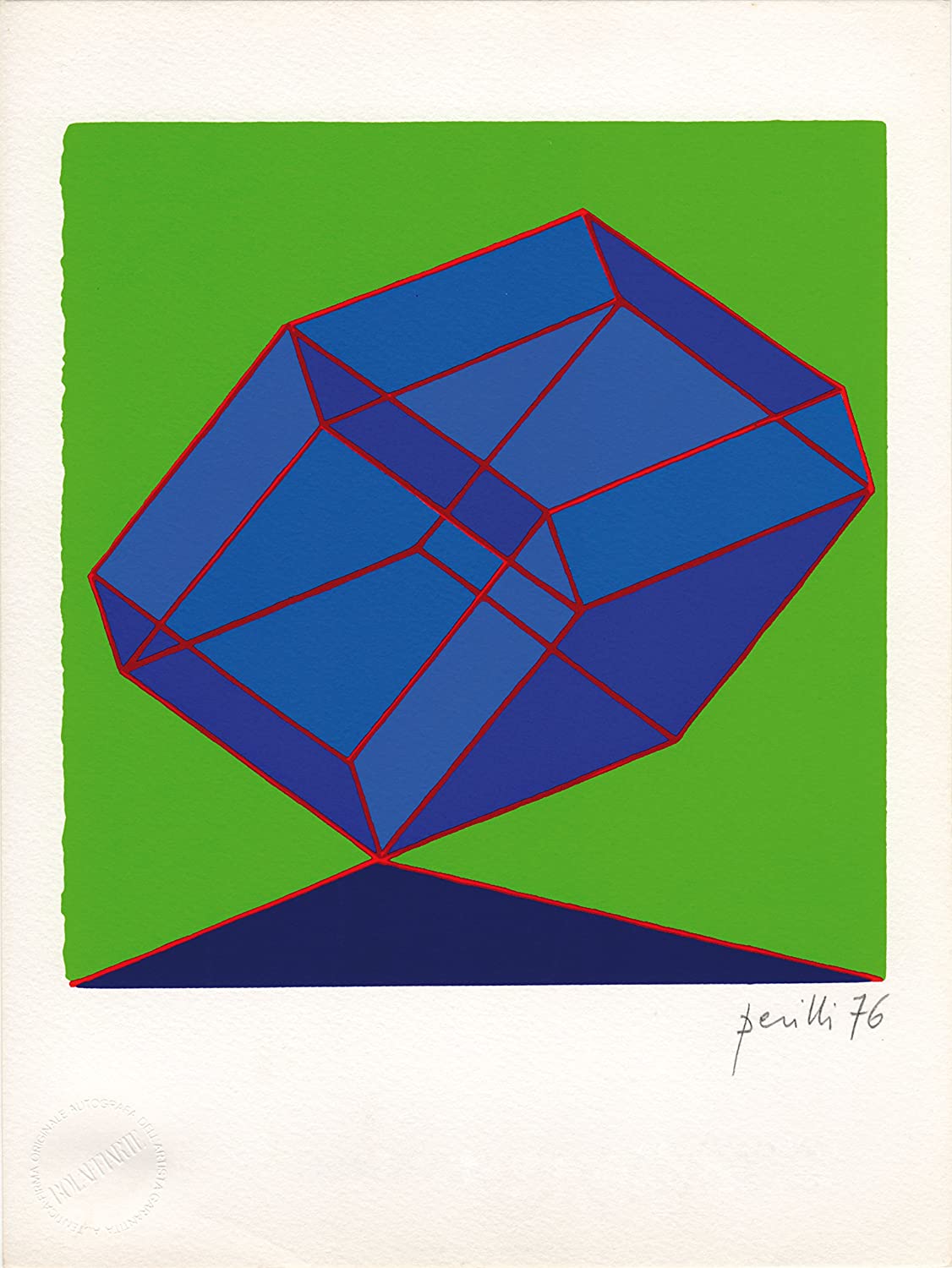 BOLAFFI ARTE. Serigrafia originale di Achille Perilli