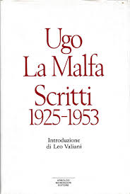 SCRITTI 1925-1953. Volume I