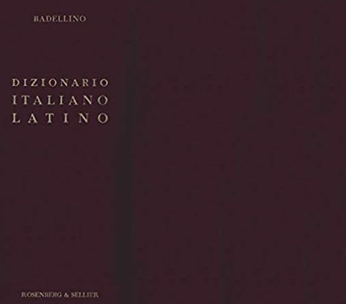 DIZIONARIO ITALIANO - LATINO