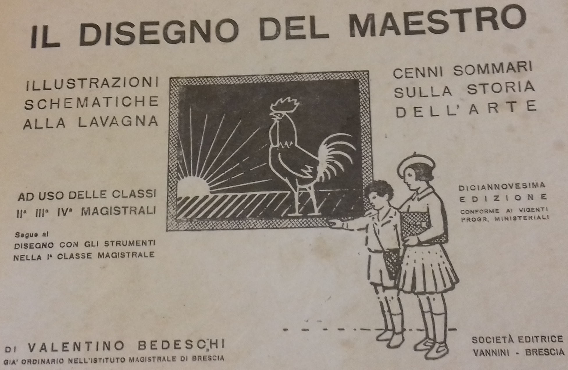 IL DISEGNO DEL MAESTRO E CENNI SOMMARI SULLA STORIA DELL'ARTE