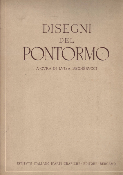 DISEGNI DEL PONTORMO