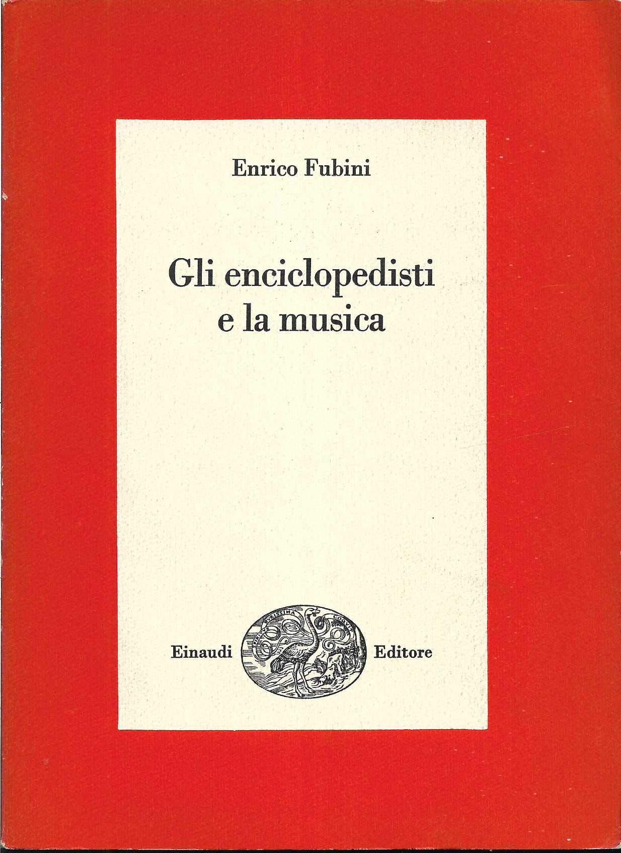 GLI ENCICLOPEDISTI E LA MUSICA