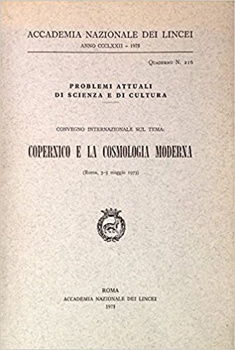 COPERNICO E LA COSMOLOGIA MODERNA