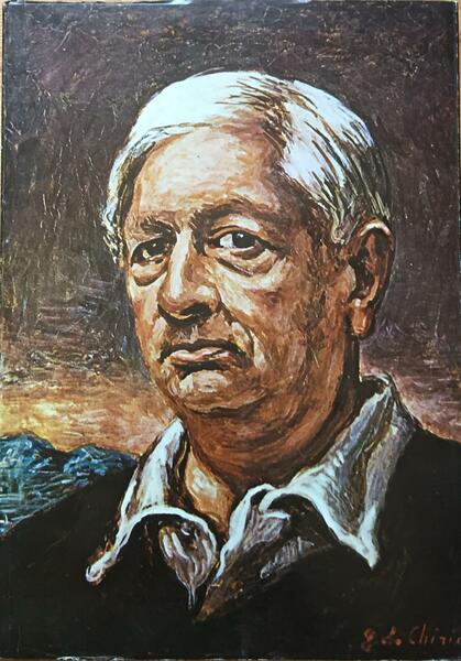 PICTOR OPTIMUS PINXIT. Giorgio De Chirico (1888-1978)