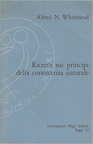 RICERCA SUI PRINCIPI DELLA CONOSCENZA NATURALE