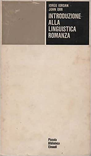 INTRODUZIONE ALLA LINGUISTICA ROMANZA