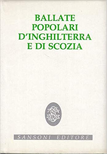 BALLATE POPOLARI D'INGHILTERRA E DI SCOZIA