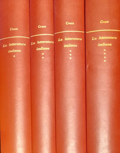 LA LETTERATURA ITALIANA. Per saggi storicamente disposti. A cura di Mario Sansone (4 volumi)