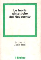 LE TEORIE SINTATTICHE DEL NOVECENTO