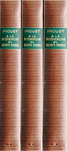 A LA RECHERCHE DU TEMPS PERDU (3 Volumi)