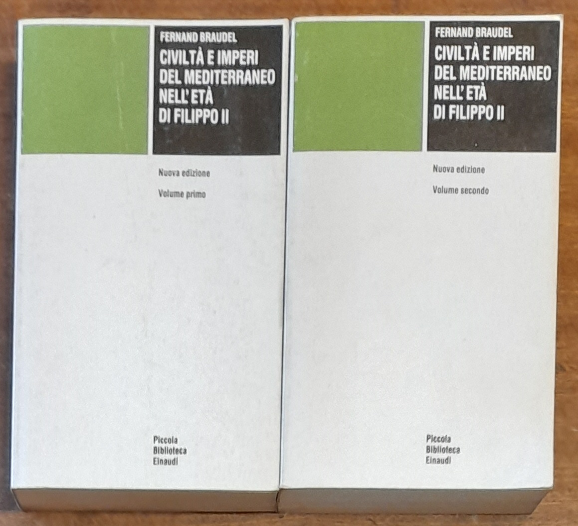 CIVILTA' E IMPERI DEL MEDITERRANEO NELL'ETA' DI FILIPPO II (2 Volumi)