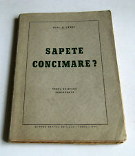 SAPETE CONCIMARE?