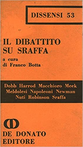IL DIBATTITO SU SRAFFA