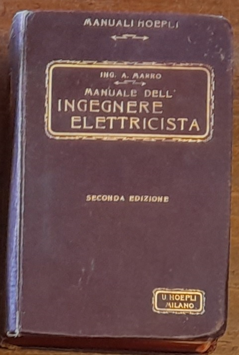 MANUALE DELL'INGEGNERE ELETTRICISTA