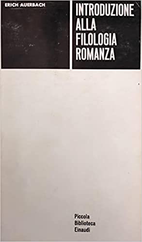 INTRODUZIONE ALLA FILOLOGIA ROMANZA