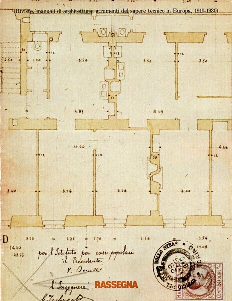 RASSEGNA NUMERO 5. Riviste, manuali di architettura, strumenti del sapere tecnico in Europa, 1910-1930